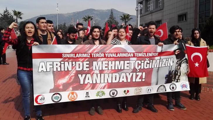 ADÜ’lü gençler Afrin'de Mehmetçiğin yanında